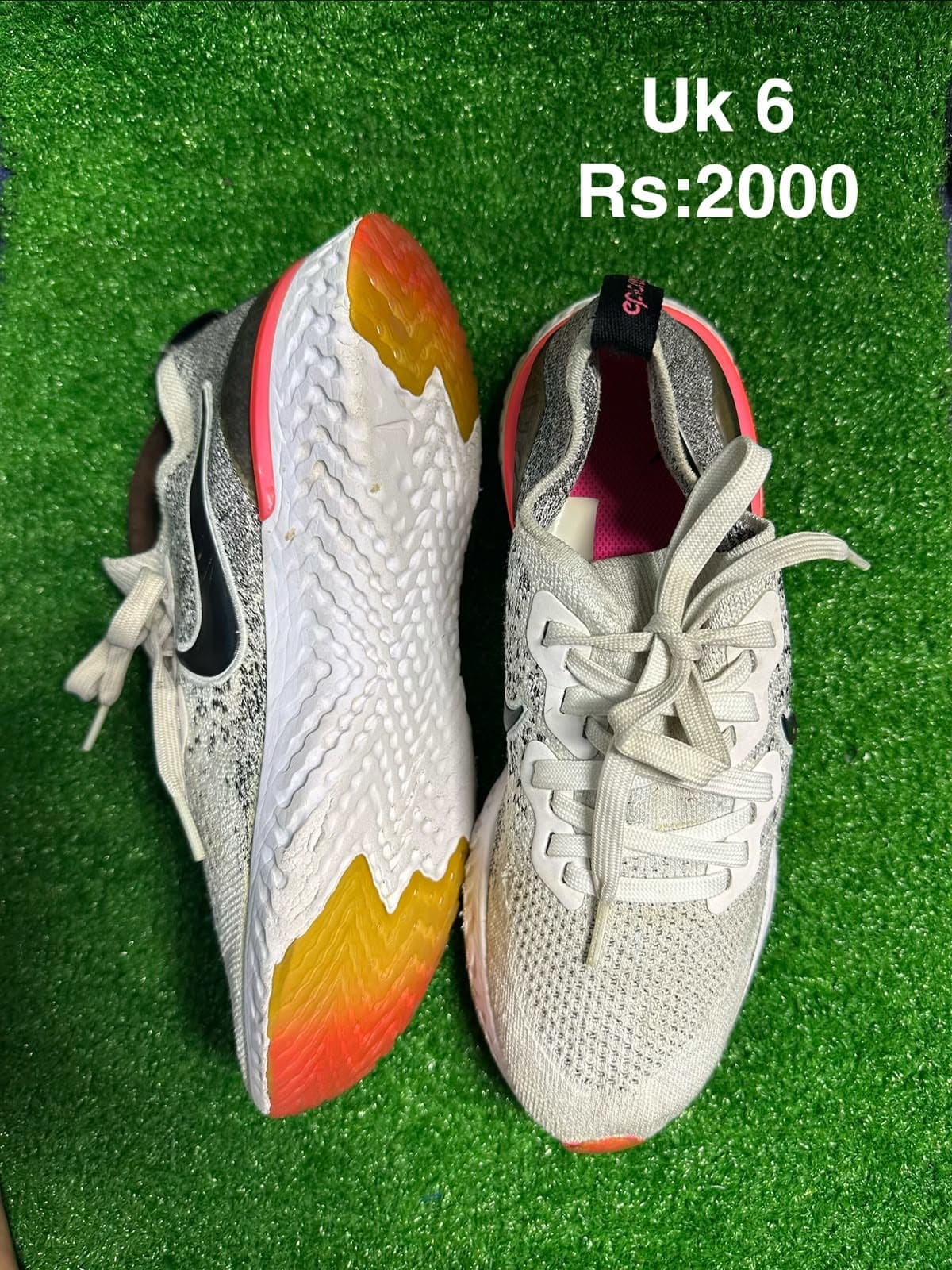 Nike Epic React Flyknit - imported shoe available at Thrift Trades