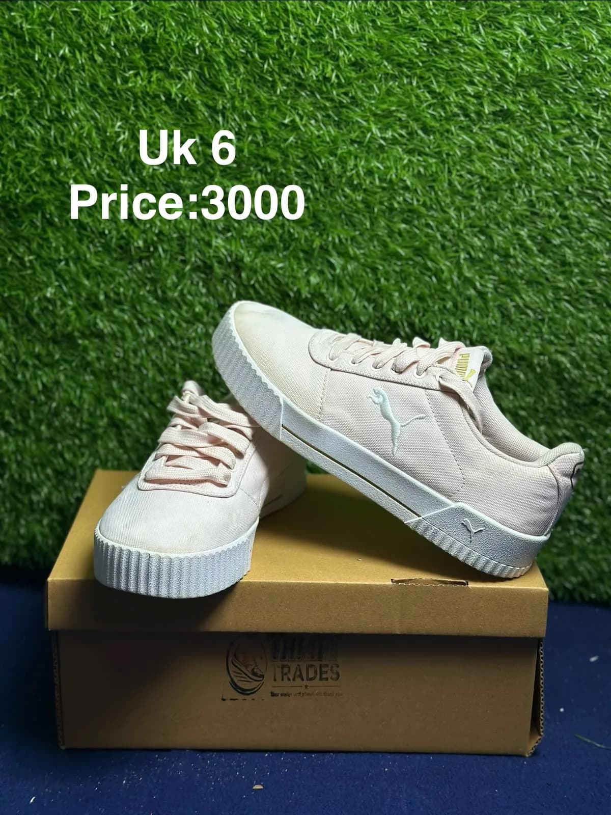 Puma Carina Canvas - imported shoe available at Thrift Trades