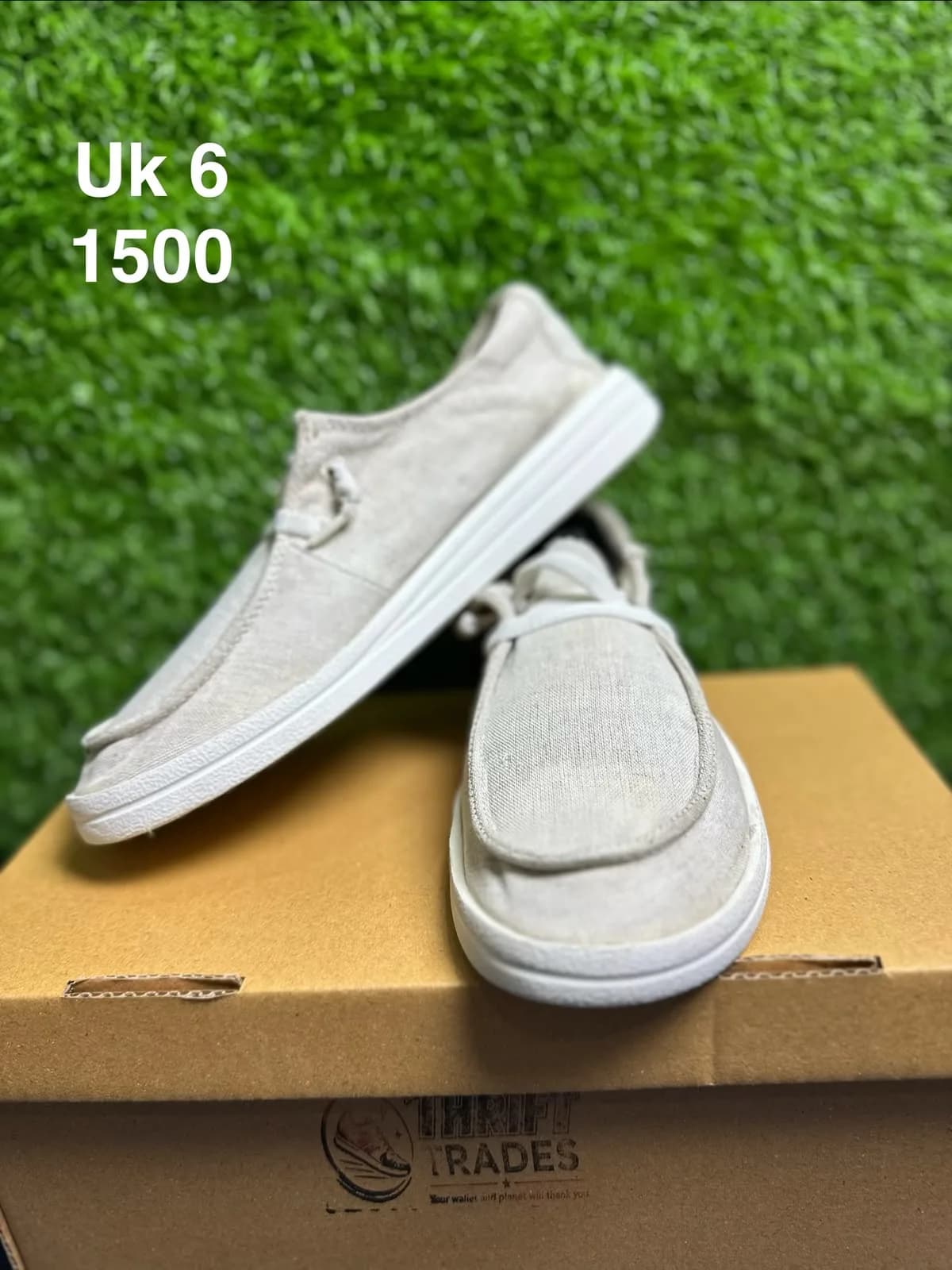 HeyDude Wally Canvas Style - imported shoe available at Thrift Trades