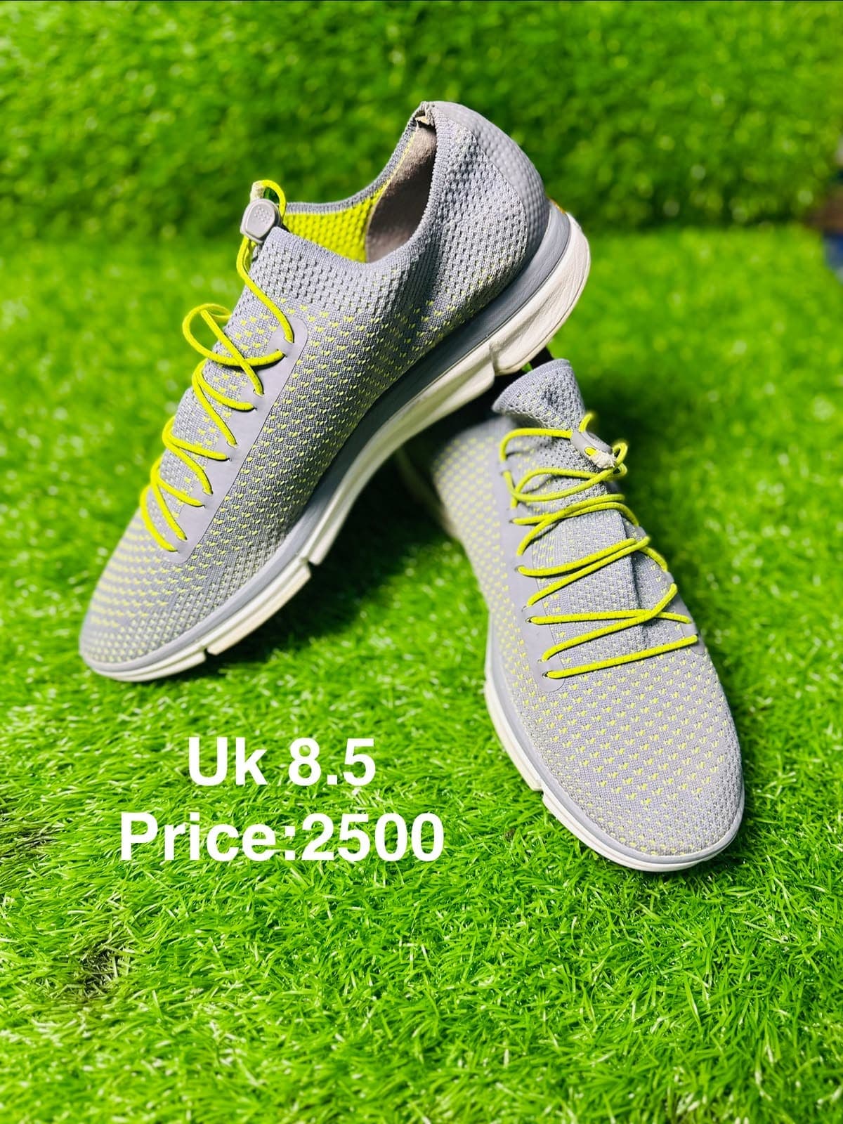 Cole Haan 2.ZERØGRAND Stitchlite Oxford Grey Volt - imported shoe available at Thrift Trades
